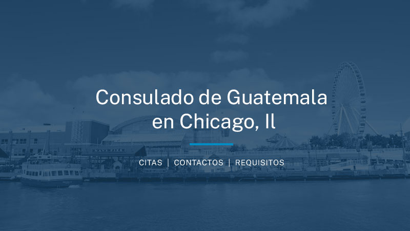Cita Consulado de Guatemala en Chicago, Illinois