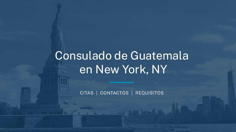 Cita Consulado de Guatemala en New York